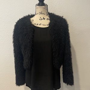 Faux fur jacket